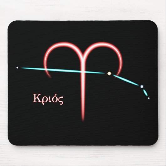 Zodiac Constellation Aries Muismat (Voorkant)