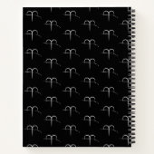 Zodiac Constellation Aries Notitieboek (Achterkant)