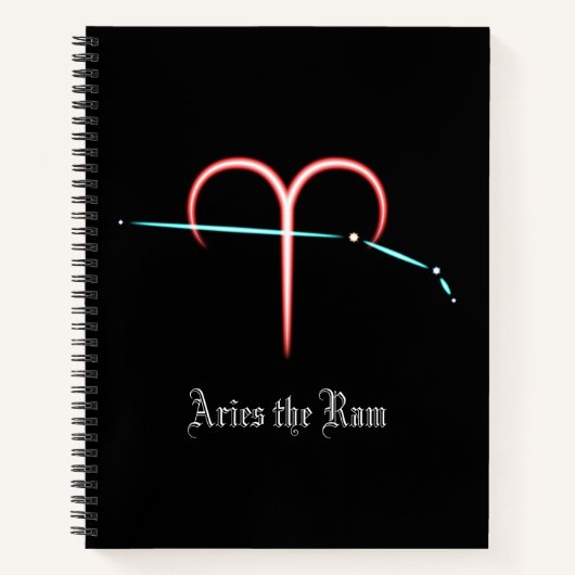 Zodiac Constellation Aries Notitieboek (Voorkant)