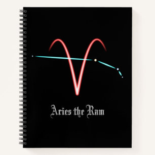 Zodiac Constellation Aries Notitieboek