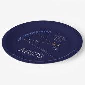 Zodiac Constellation Aries Papieren Bordje (Gekanteld)
