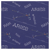 Zodiac Constellation Aries Stof (Close Up)