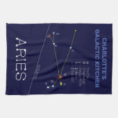Zodiac Constellation Aries Theedoek (Horizontaal)