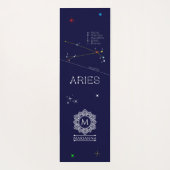 Zodiac Constellation Aries Yogamat (Achterkant)