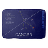 Zodiac Constellation Cancer Badmat (Voorkant)