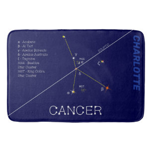 Zodiac Constellation Cancer Badmat
