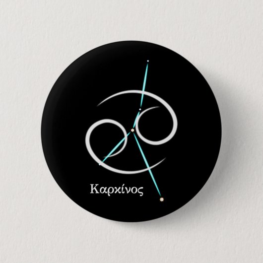 Zodiac Constellation Cancer Button (Voorkant)