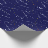 Zodiac Constellation Cancer Cadeaupapier (Hoek)
