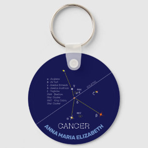 Zodiac Constellation Cancer Sleutelhanger