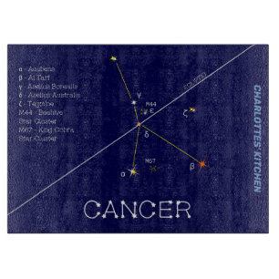 Zodiac Constellation Cancer Snijplank
