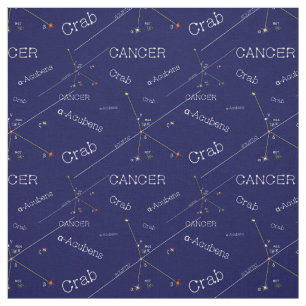 Zodiac Constellation Cancer Stof