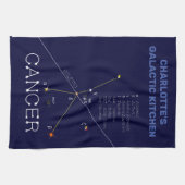 Zodiac Constellation Cancer Theedoek (Horizontaal)