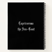 Zodiac Constellation Capricorn Notitieboek (Achterkant)