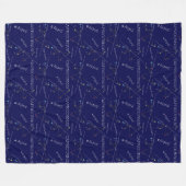 Zodiac Constellation Capricornus Fleece Deken (Voorkant (Horizontaal))