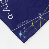Zodiac Constellation Capricornus Fleece Deken (Hoek)