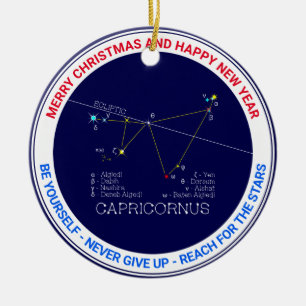 Zodiac Constellation Capricornus Keramisch Ornament