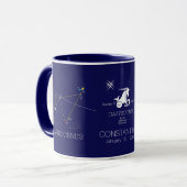 Zodiac Constellation Capricornus Mok (Voorkant links)