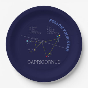 Zodiac Constellation Capricornus Papieren Bordje