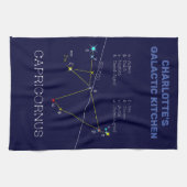 Zodiac Constellation Capricornus Theedoek (Horizontaal)