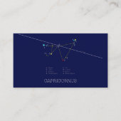 Zodiac Constellation Capricornus Visitekaartje (Voorkant)