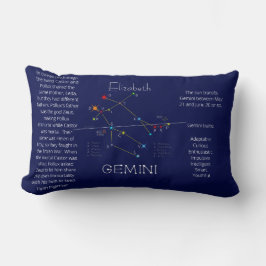 Zodiac Constellation Gemini Funny Unique Kussen