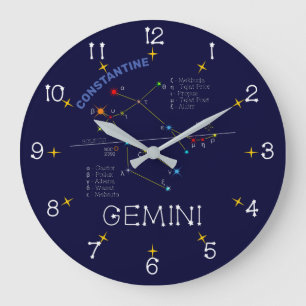 Zodiac Constellation Gemini Grote Klok