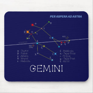 Zodiac Constellation Gemini Muismat