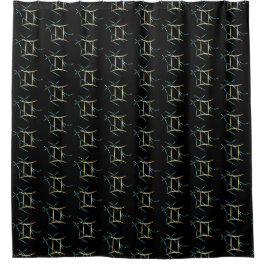 Zodiac Constellation Gemini Shower Curtain Douchegordijn
