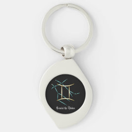 Zodiac Constellation Gemini Sleutelhanger