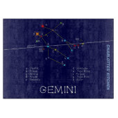 Zodiac Constellation Gemini Snijplank (Voorkant)