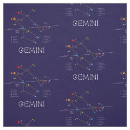 Zodiac Constellation Gemini Stof