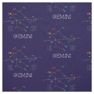 Zodiac Constellation Gemini Stof