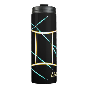 Zodiac Constellation Gemini Thermal Tumbler Thermosbeker