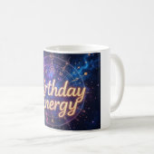 Zodiac Constellation Kosmische Verjaardag Koffie Koffiemok (Voorkant rechts)