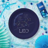 Zodiac Constellation Leo Papieren Bordje (Feest)