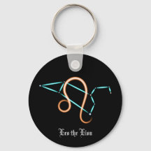 Zodiac Constellation Leo Sleutelhanger