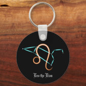 Zodiac Constellation Leo Sleutelhanger (Voorkant)