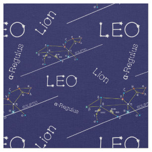 Zodiac Constellation Leo Stof