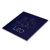 Zodiac Constellation Leo Tegeltje (Zijkant)