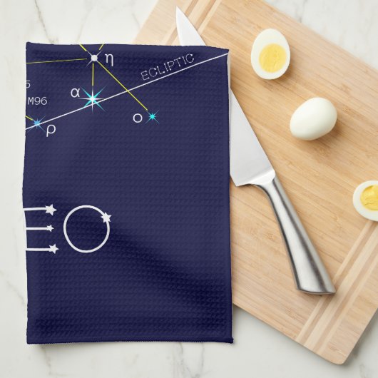 Zodiac Constellation Leo Theedoek (Quarter Fold)