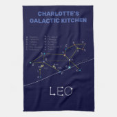 Zodiac Constellation Leo Theedoek (Verticaal)