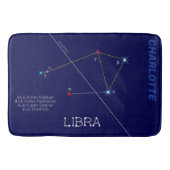 Zodiac Constellation Libra Badmat (Voorkant)