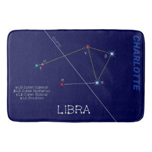 Zodiac Constellation Libra Badmat