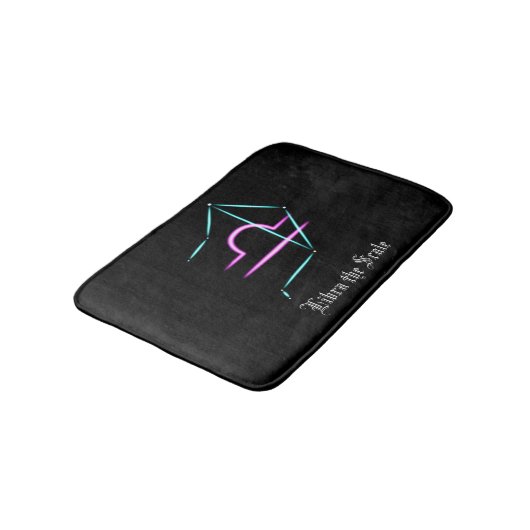Zodiac Constellation Libra Bath Mat (Gekanteld)