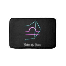 Zodiac Constellation Libra Bath Mat