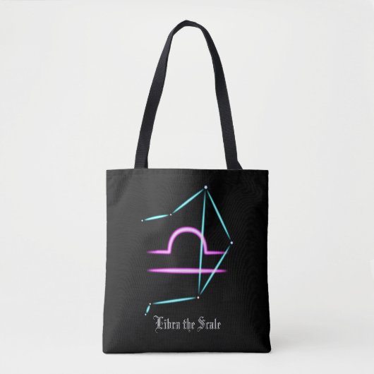 Zodiac Constellation Libra Canvas tas (Voorkant)