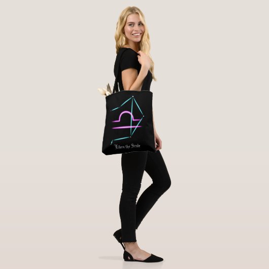 Zodiac Constellation Libra Canvas tas (Op model)