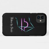 Zodiac Constellation Libra Hoesje-Mate iPhone Case (Achterkant (horizontaal))