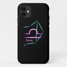 Zodiac Constellation Libra Hoesje-Mate iPhone Case