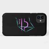 Zodiac Constellation Libra Hoesje-Mate iPhone Case (Achterkant (horizontaal))